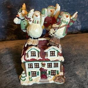 Snowmen Dip / Jelly Spreader Set